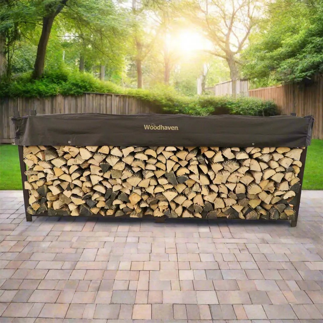 The Woodhaven 10ft Firewood Rack The Woodhaven