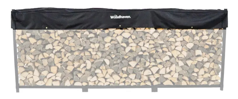 The Woodhaven Short Firewood Rack Covers | Firewood Storage | Cordwood Covers