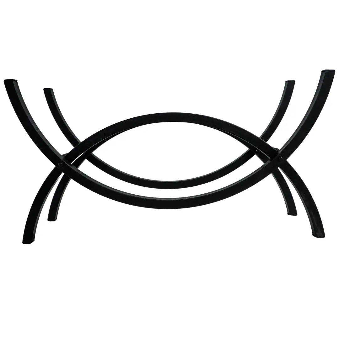 The Woodhaven 3ft Crescent Firewood Rack The Woodhaven