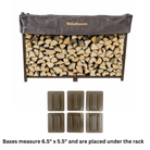 The Woodhaven 6ft Firewood Rack The Woodhaven