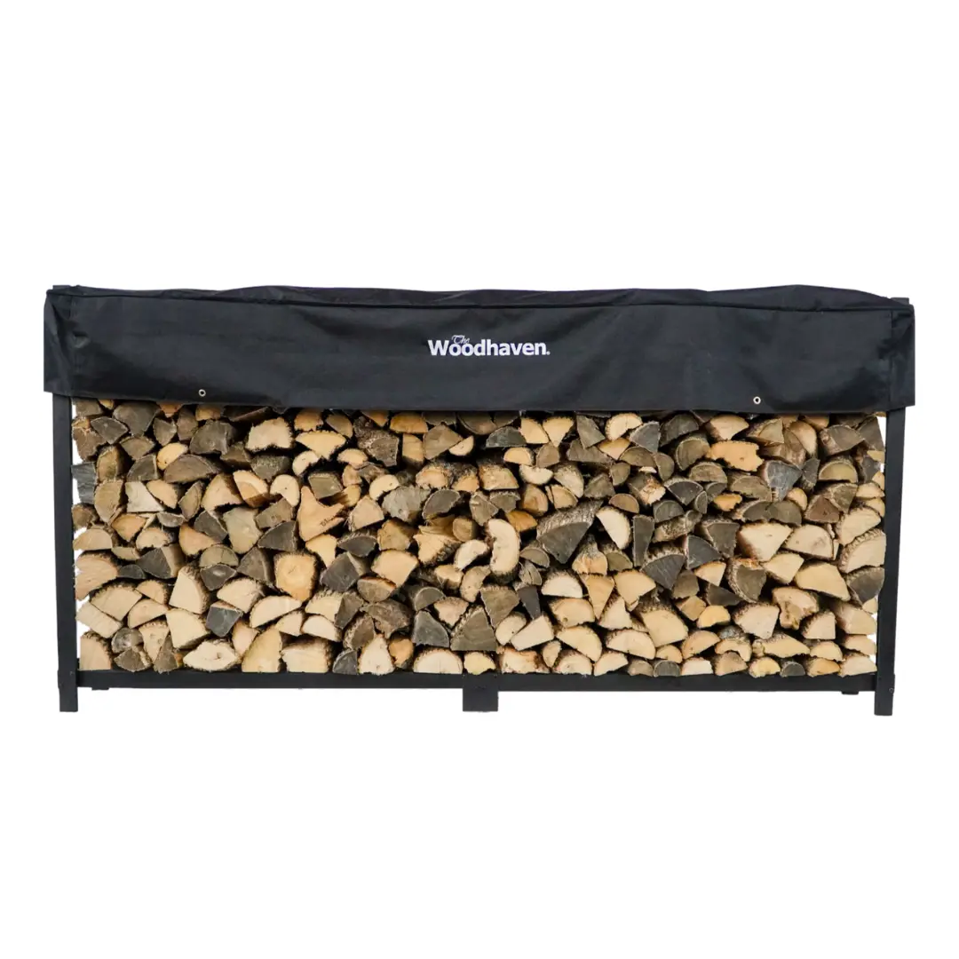 The Woodhaven 8ft Firewood Rack The Woodhaven