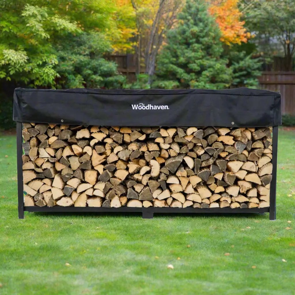 The Woodhaven 8ft Firewood Rack The Woodhaven