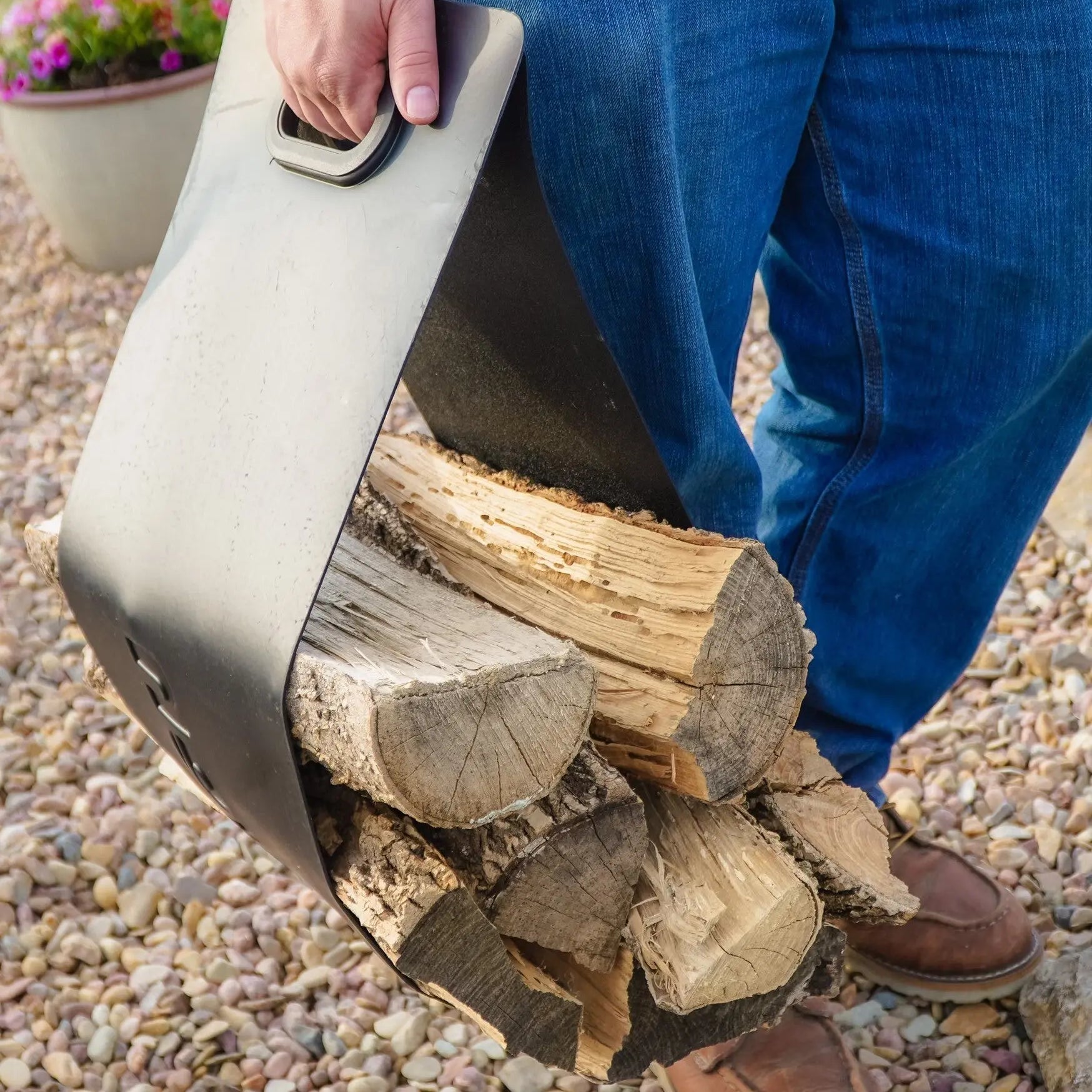 Waterproof Log Carrier - Woodhaven Vyram Firewood Log Carrier - Cordwood Covers