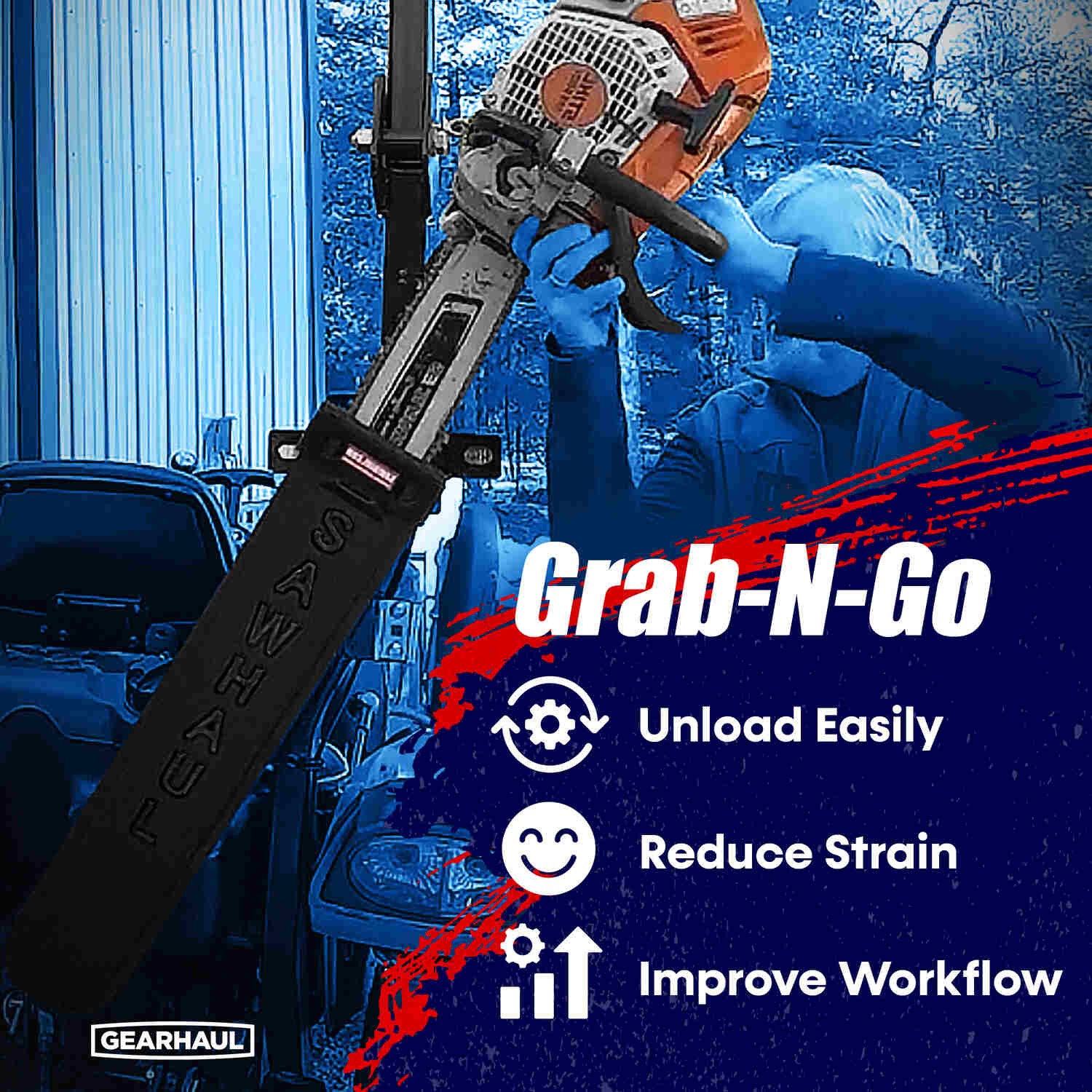 SawHaul Snap-Lok Rotating Mount for Tractors GearHaul