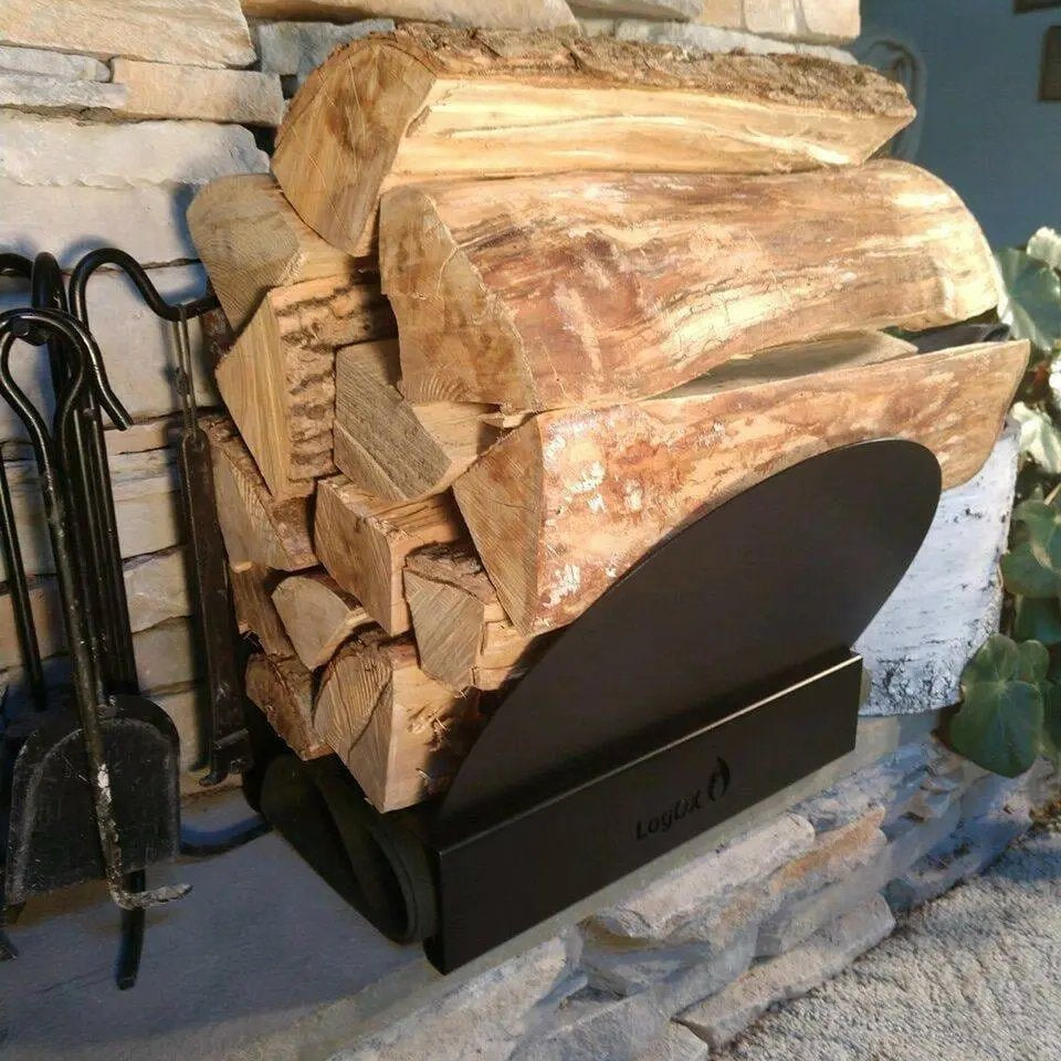 Hearth Bin Adjustable Firewood Rack LogOX