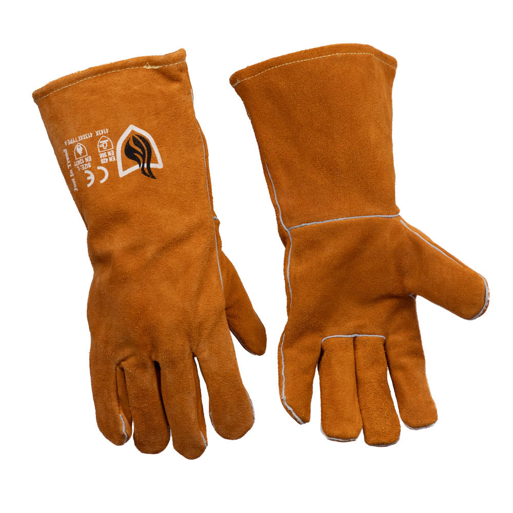 Heat Resistant Leather Welding Gloves | | Cordwood Covers