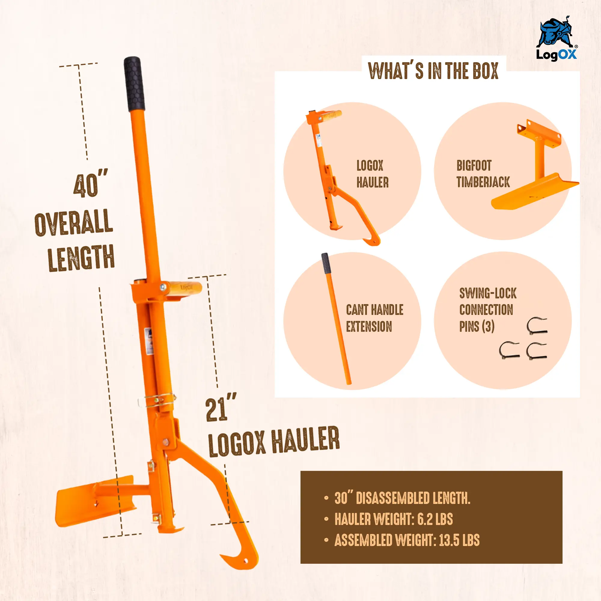 LogOX 3-in-1 Forestry MultiTool LogOX