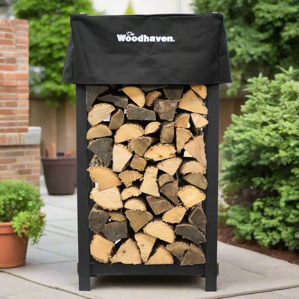 The Woodhaven 4 x 2 Firewood Rack The Woodhaven