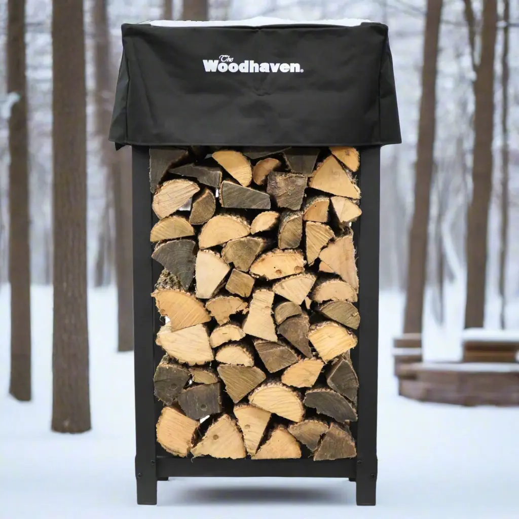 The Woodhaven 4 x 2 Firewood Rack The Woodhaven