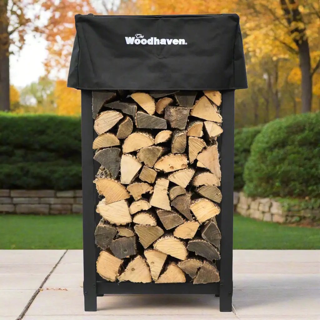 The Woodhaven 4 x 2 Firewood Rack The Woodhaven