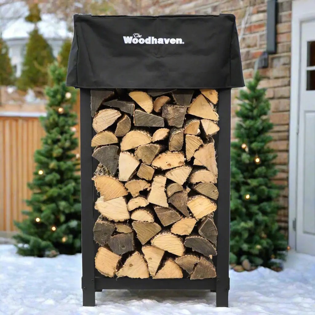 The Woodhaven 4 x 2 Firewood Rack The Woodhaven