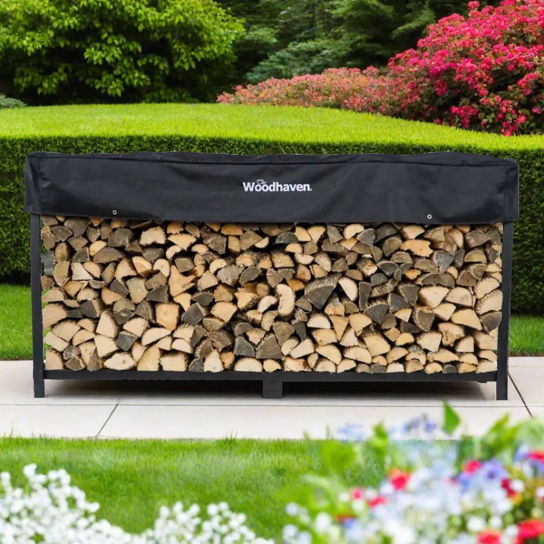 The Woodhaven 10ft Firewood Rack The Woodhaven
