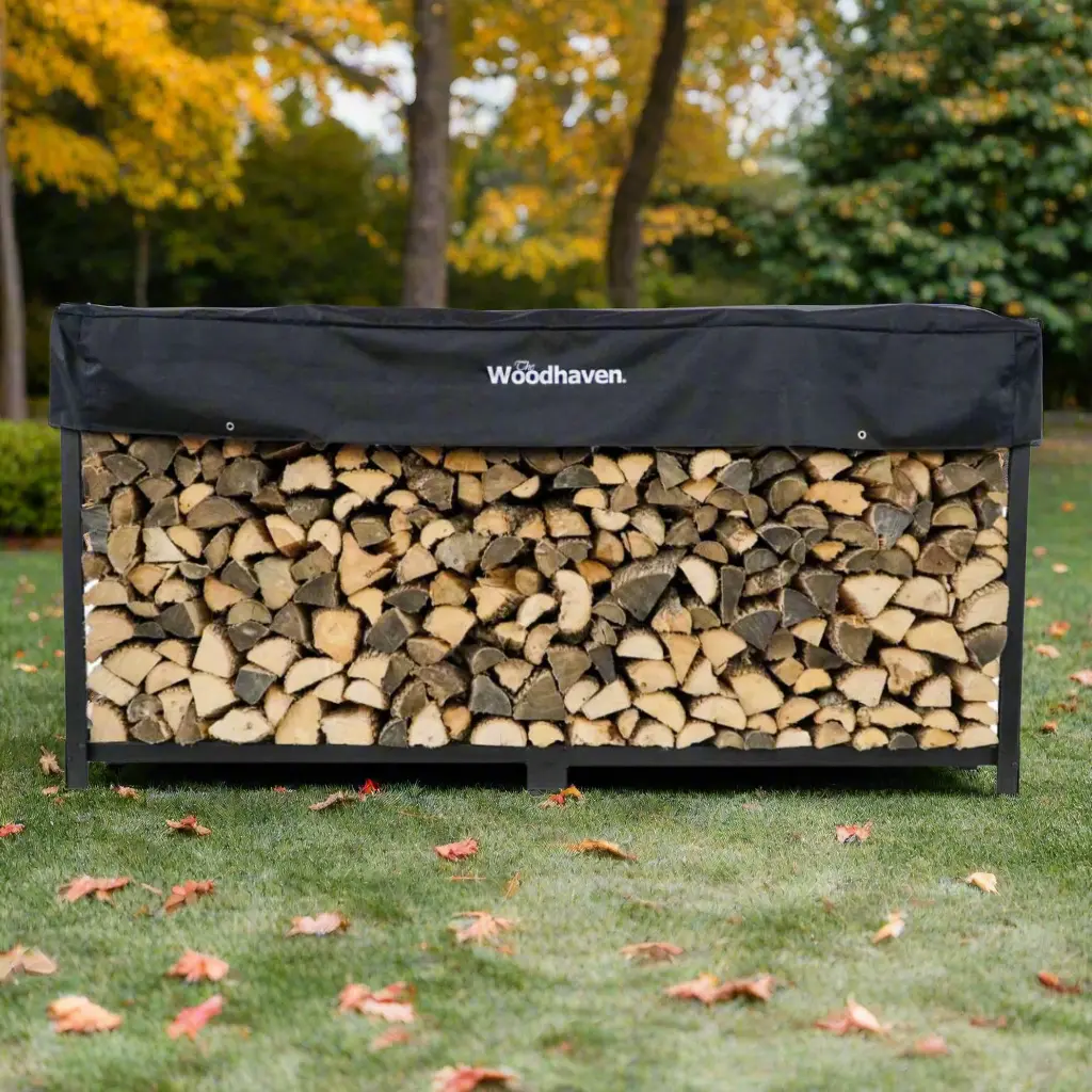 The Woodhaven 10ft Firewood Rack The Woodhaven