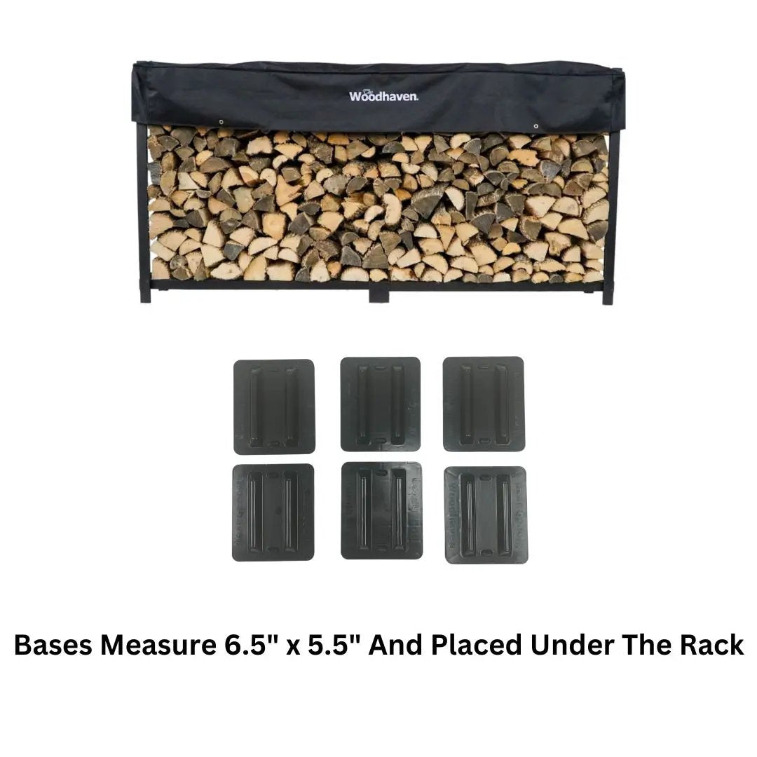 The Woodhaven 8ft Firewood Rack The Woodhaven