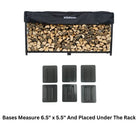 The Woodhaven 8ft Firewood Rack The Woodhaven