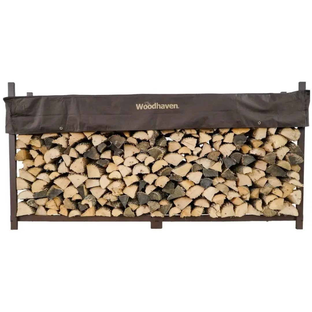 The Woodhaven 8ft Firewood Rack The Woodhaven