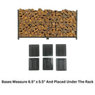 The Woodhaven 8ft Firewood Rack The Woodhaven