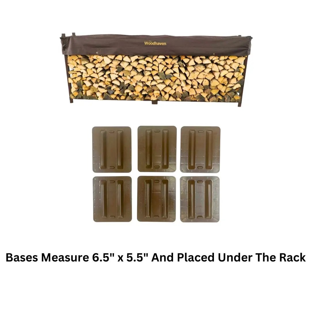 The Woodhaven 10ft Firewood Rack The Woodhaven