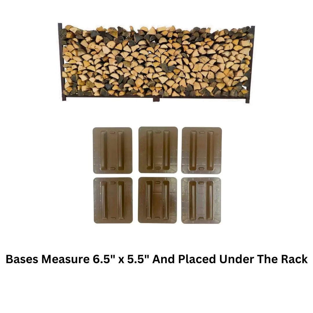 The Woodhaven 10ft Firewood Rack The Woodhaven