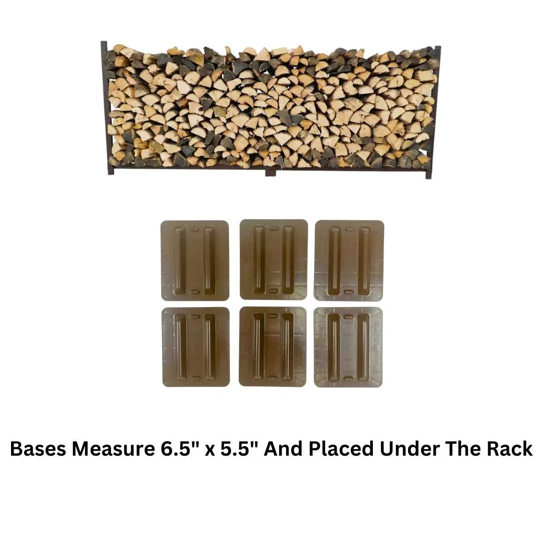 The Woodhaven 8ft Firewood Rack The Woodhaven