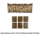 The Woodhaven 8ft Firewood Rack The Woodhaven