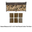 The Woodhaven 8ft Firewood Rack The Woodhaven