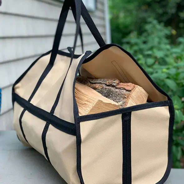 Side view Firewood Carry Bag