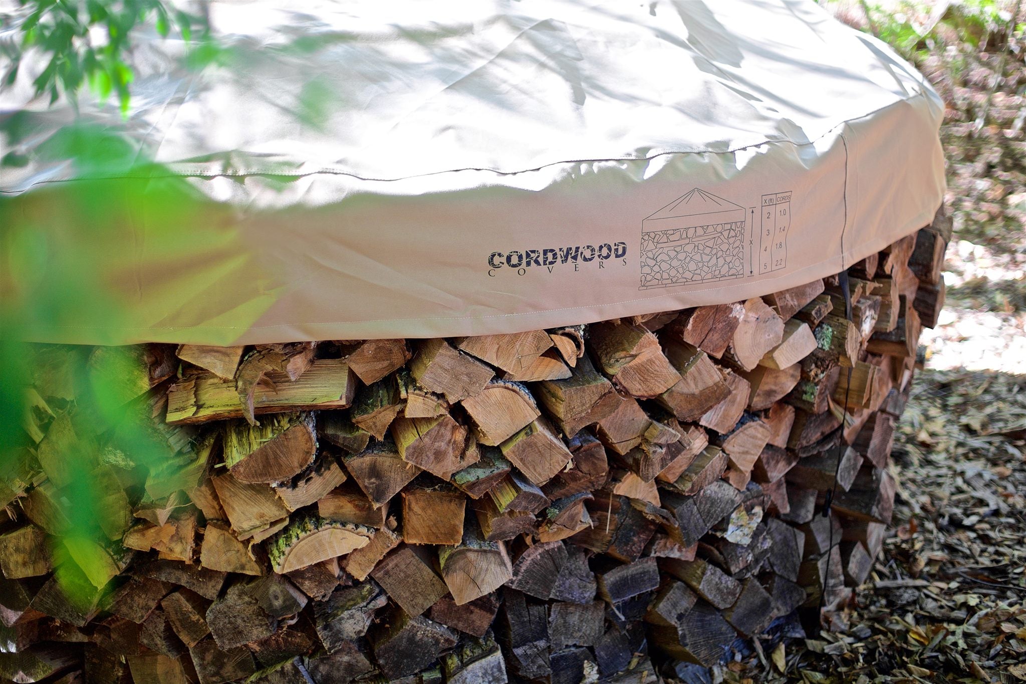 build a holz hausen firewood stack