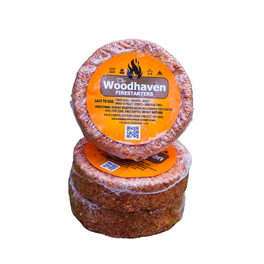 Cedar Fire Starters   12, 50 & 100 Count  Woodhaven | Firewood Accessories | Cordwood Covers