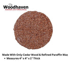 Cedar Fire Starters   12, 50 & 100 Count  Woodhaven | Firewood Accessories | Cordwood Covers