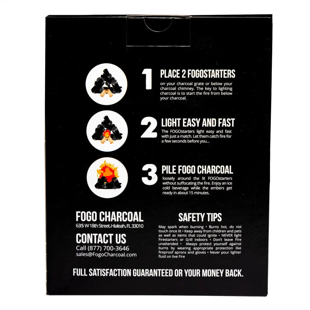 FOGOStarters Natural Firestarters FogoCharcoal.com