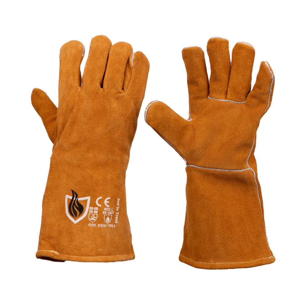 Heat Resistant Leather Welding Gloves |  | Cordwood Covers