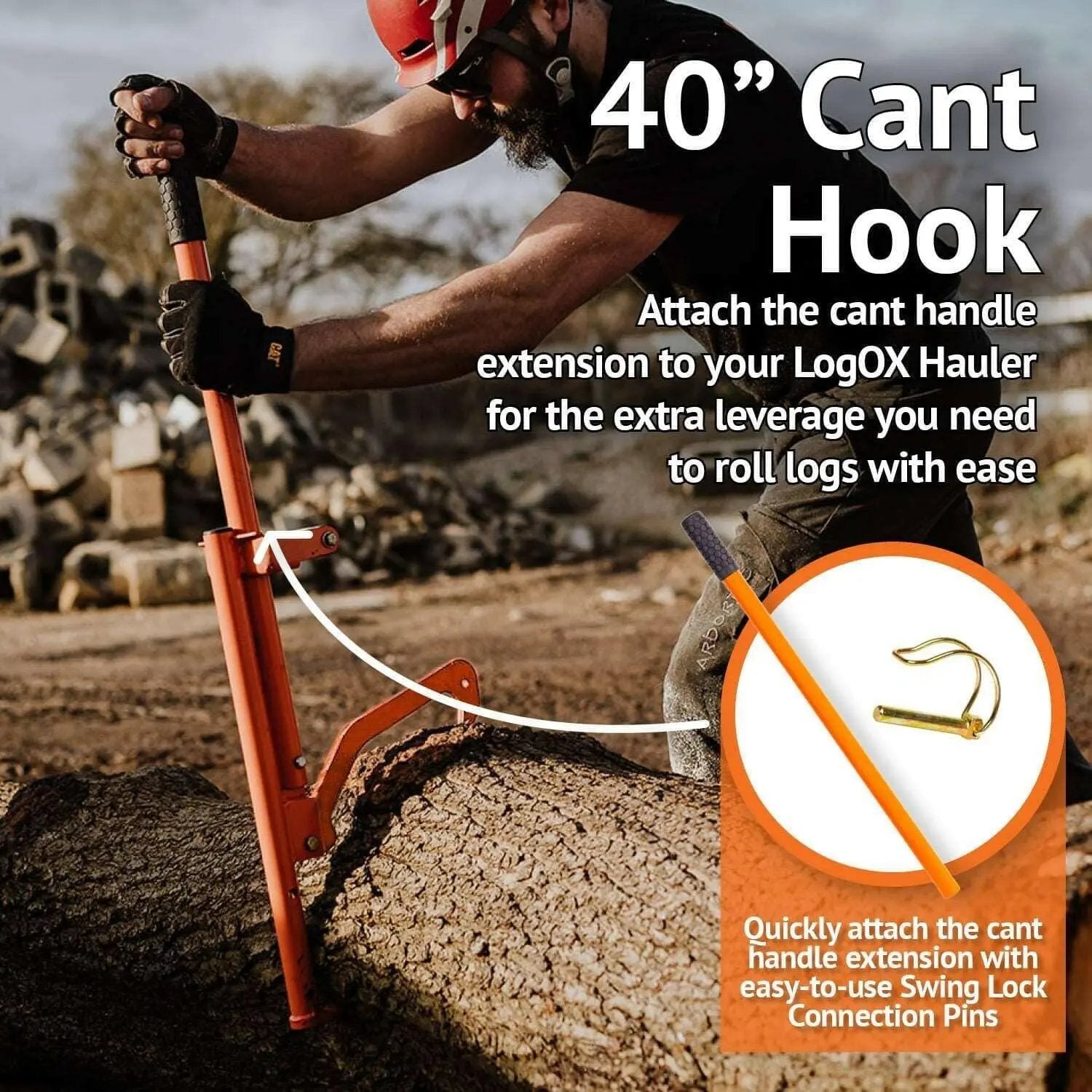 SILAS LOOP AND SPINDLE PT オレンジチェック XL 新品 LogOX 3-in-1 Forestry MultiTool – Cordwood Covers