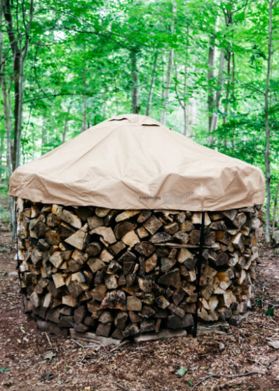 Outdoor firewood storage