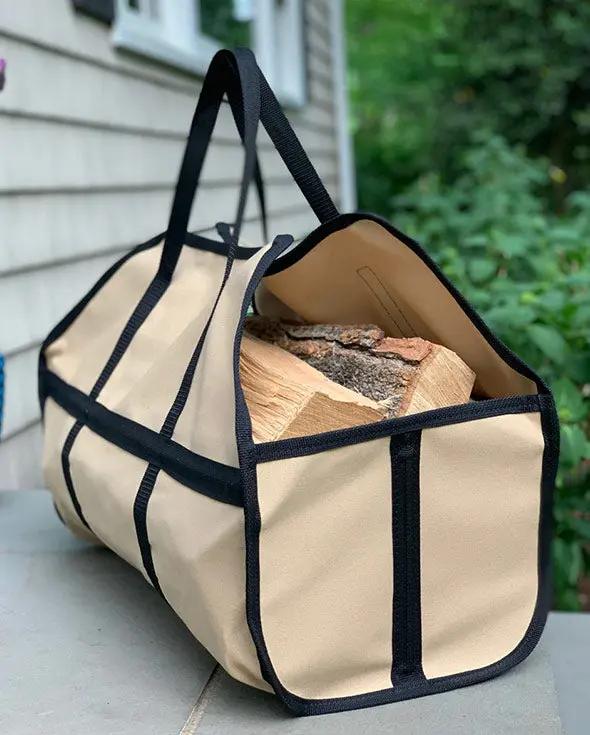 Side view Firewood Carry Bag